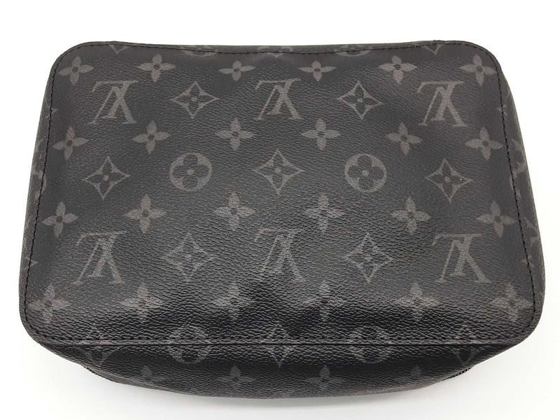 Louis Vuitton Black Graphite Monogram Coated Canvas Cosmetic Bag Do1125oxzde