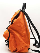 Gucci Gg Nylon Off The Grid Orange Backpack Eb1124ixzsa