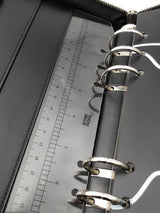Mont Blanc Meisterstuck Black Leather Zippered Organizer Eb0726lxzsa