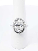 4.47 Cttw Lab Created Diamond & 18k Gold Engagement Ring & Cert 6 Grams Size 7 Fw0526rxzxdu