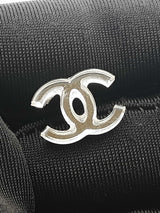 Chanel 2009 Coco Mark Lucite And Silver-tone Cc Logo Stud Earrings Fw0326lwxdu