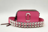 Marc Jacobs The Snap Shot Color Block Shoulder Bag In Fuschia Lh1124lrxde