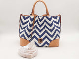 Dooney & Bourke Chevron Brenna Multi-color Handbag Aa1025oxsa