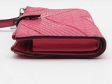 Michael Kors Fulton Phone Case Zip Around Pink Wallet Aa0726lrsa