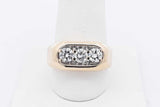 0.6cttw Diamond Ring In 14k Yellow Gold 13.2 Grams Size 9 Eb0326llrxsa