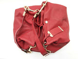 Jimmy Choo Lola Red Leather Slouchy Hobo Bag Do0826oxzde