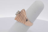 0.60ctw Diamond Ring In 14k Yellow Gold 9.1 Grams Size 5.75 Eb0725ezxsa