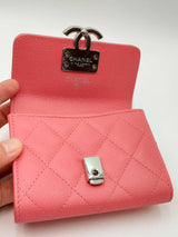 Chanel Quilted Matelasse Pink Wallet Eb0924pxzdu