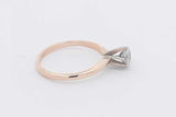 0.50ctw Diamond Solitaire Ring In 14k Yellow Gold 2 Grams Size 6 Eb0725oorsa