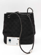 Gucci Gg Canvas Gifford Tote Bag With Braided Leather Handles Eb0726wrxsa