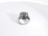 2.81ctw Diamonds 14k White Gold 9.7 Grams Ring Size 6.5 Sd0525lzizsa