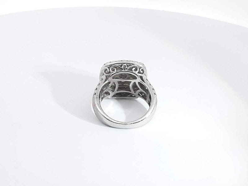 2.81ctw Diamonds 14k White Gold 9.7 Grams Ring Size 6.5 Sd0525lzizsa