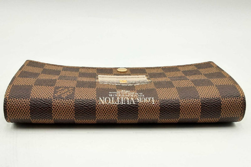 Louis Vuitton Damier Ebene Trunks & Locks Sarah Wallet Eb0824orxsa