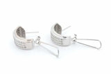 0.78cttw Princess Cut Diamond Stud Omega Back Earrings 14k Gold 10g Eb0926ixzsa