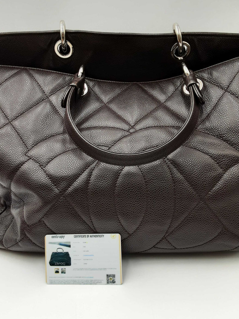 Chanel Quilted Caviar Leather Shopping Tote Bag Eb0924lrxzdu