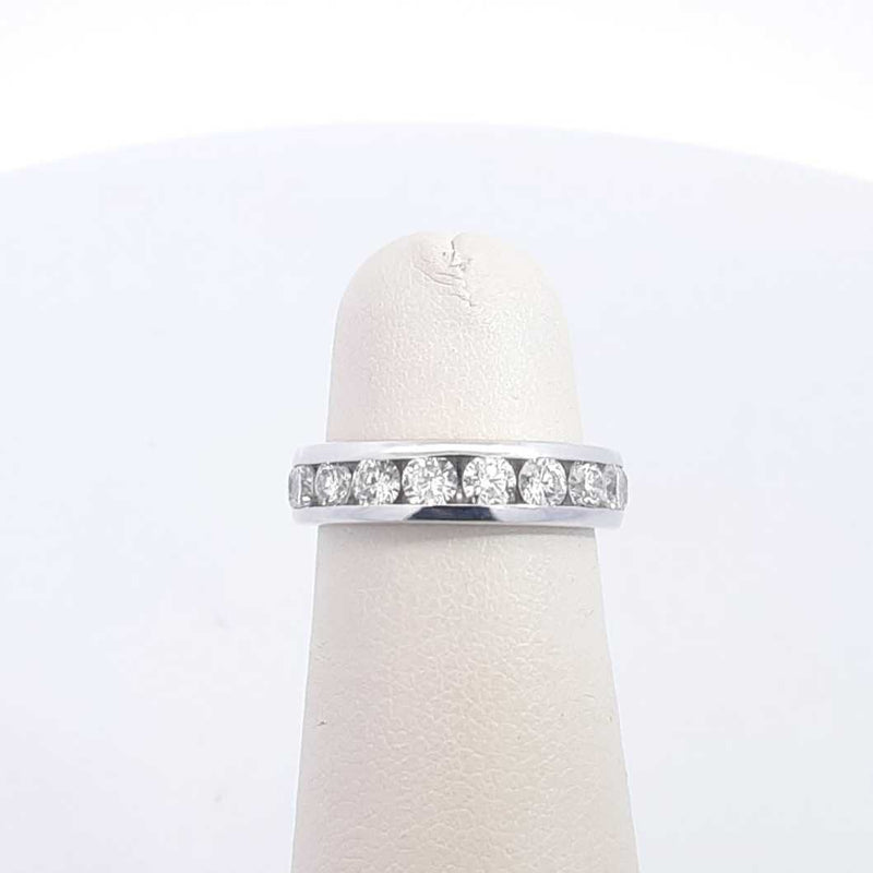 18k White Gold 1.32ctw Diamond Ring Size 5, 5.07 Grams Hs0923rxzsa