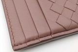 Bottega Venetta Intreciatto Leather Card Case Wallet Eb1026crsa