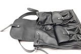 Yves Saint Laurent Black Leather Backpack Shoulder Bag Eb0626llxzde