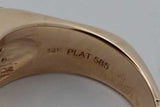 1.15cttw Diamond Ring In 14k Yellow Gold 16.2 Grams Size 9 Eb1026llxzsa