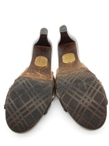 Burberry House Check Wood Mules Size 37 Eb0726lxzde
