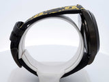 Gucci G-timeless Ghost Black Steel & Rubber 38mm Swiss Quartz Watch Fw0526wrzdu