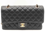 Chanel Medium Quilted Caviar Classic Double Flap Handbag Aa0925irxzsa