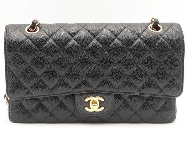 Chanel Medium Quilted Caviar Classic Double Flap Handbag Aa0925irxzsa