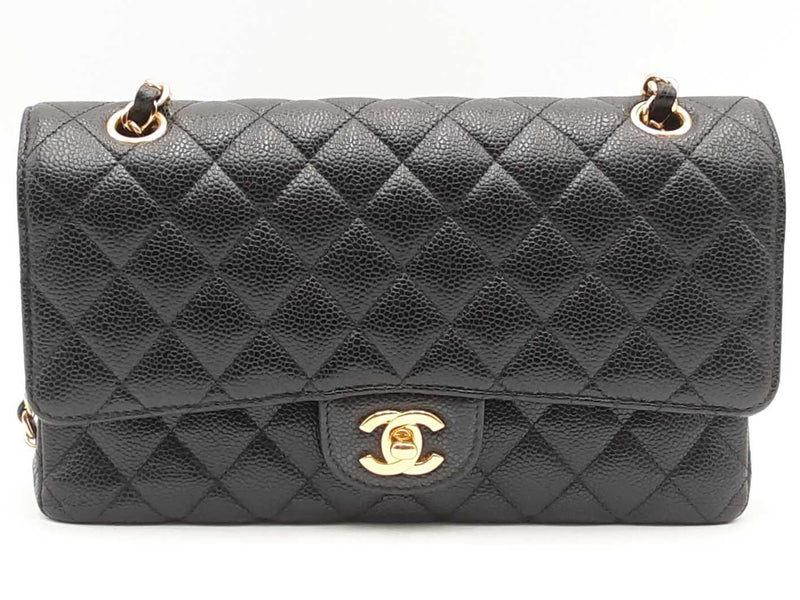 Chanel Medium Quilted Caviar Classic Double Flap Handbag Aa0925irxzsa