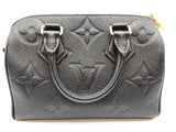 Louis Vuitton 20 Speedy Black Monogram Empreinte Leather Crossbody Bag Do0425lwxzde