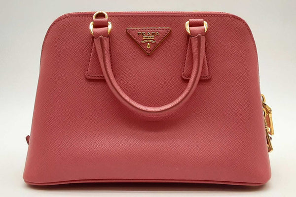 Prada Pink Saffiano Promenade Leather Shoulder Bag Lh0125rxzde