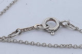 Tiffany & Co. Elsa Peretti 925 Bean Pendant Necklace 7.9 Grams 17 In Eb0926lrxde