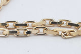 14k Yellow Gold Link Chain Necklace 27.9 Grams 17.5 Inch Eb0726lcrxsa