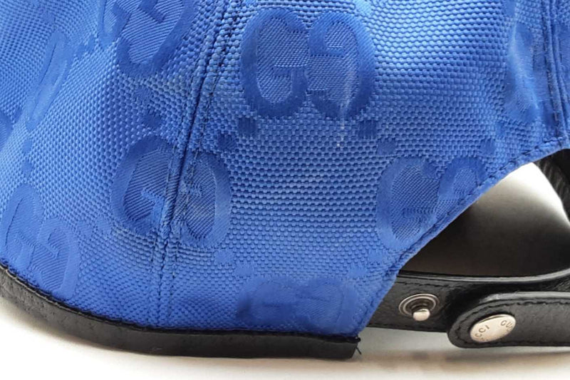 Gucci Off The Grid Blue Baseball Hat Size M 58cm Eb1125lrxdu