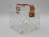 Louis Vuitton Scott Box In Monogram Printed Transparent Plexiglass Fw0626wxzdu