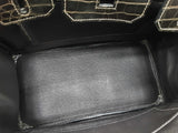 Hermes Birkin 30cm Graphite Gray Crocodile Palladium Handbag Do0925wprxzde