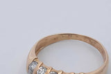 0.6cttw Diamond Ring In 14k Yellow Gold 2.2 Grams Size 5.25 Eb0326lcrdu