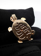 Mama And Baby Turtle Locket Pendant In 14k Tri-color Gold 6.9 Grams Fw0726wsxdu