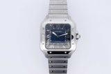 Cartier Santos Automatic Blue Dial 38mm Stainless Steel Watch Eb0824rrxzsa