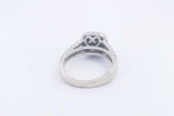 Approx. 0.69ctw Diamond Ring In 14k White Gold 3.9 Grams Size 4.5 Eb1224oxzsa