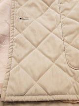 Hermes Khaki Tan Quilted Trench Coat Size 56 Do0625rxzde