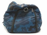 Coach Camo Nylon Duffel Bag Blue Aa1026rzsa