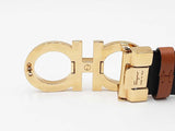 Salvatore Ferragamo Reversible Leather Belt & Double Gancini Buckle Fw1225ezdu