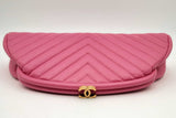 Chanel Timeless Pink Quilted Leather Clutch Eb0424exzsa