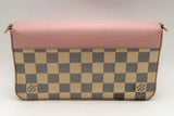 Louis Vuitton Damier Azur Pochette Felicie Rose Pink Eb0425lxxpsa