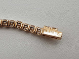 2.88 Cttw Lab Grown Diamonds 14k Gold 5.67g Tennis Bracelet 6.75 In Do0726llxzde
