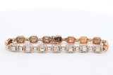 1.71cttw Diamond Tennis Bracelet 18k Yellow Gold 13.1 Grams 6 Inch Eb0526lxxzsa