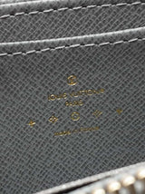 Louis Vuitton Zippy Coin Purse In Washed Gray Monogram Denim Fw0926wxzdu