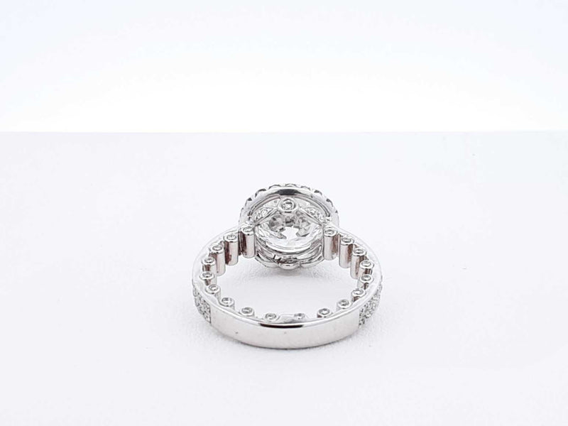 3.80 Cttw Lab-grown & Natural Diamond 14k Gold Ring 5.6 Gram Sz 4.5 Fw0625lowodu