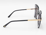 Tom Ford Gia Butterfly Sunglasses In Black Acetate With Grey Lenses Fw0726lordu
