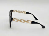 Versace Mod 4394-f Black Cateye Sunglasses Aa1125izsa